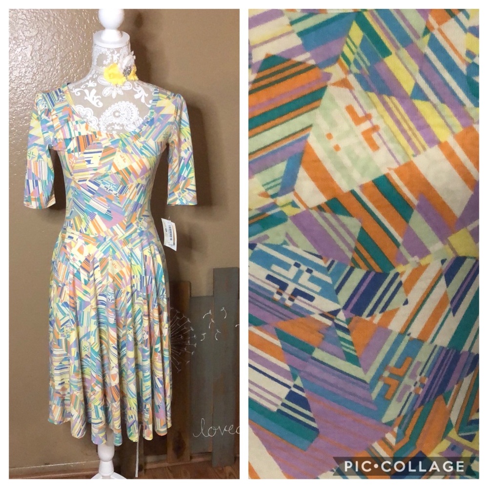 S LuLaRoe Nicole dress